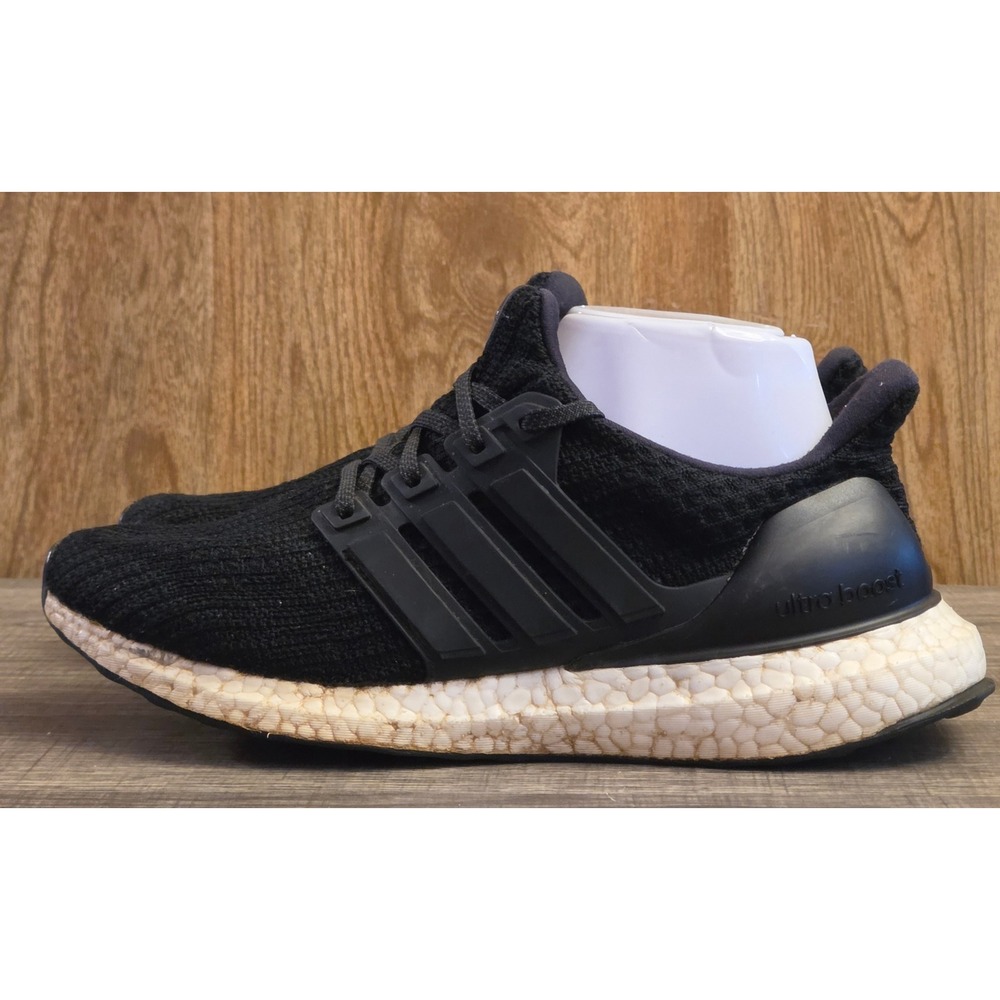Adidas UltraBoost 4.0 Running Shoes Women's Size 7.5 Black White - Picture 3 of 11